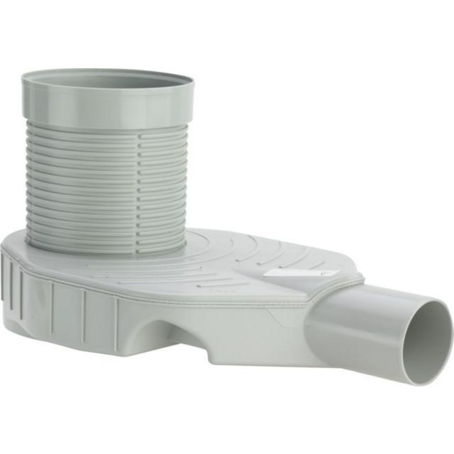 Afvoergarnitur DN50 kunststof/grijs 497390-669379