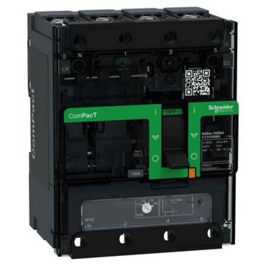 Lastscheider NSXm100NA AC 4P 100A BUSBAR ComPact