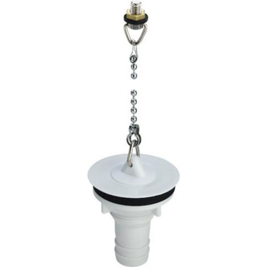 Afvoerplug Spec. 3/4x50 kunststof/wit 7372-105624