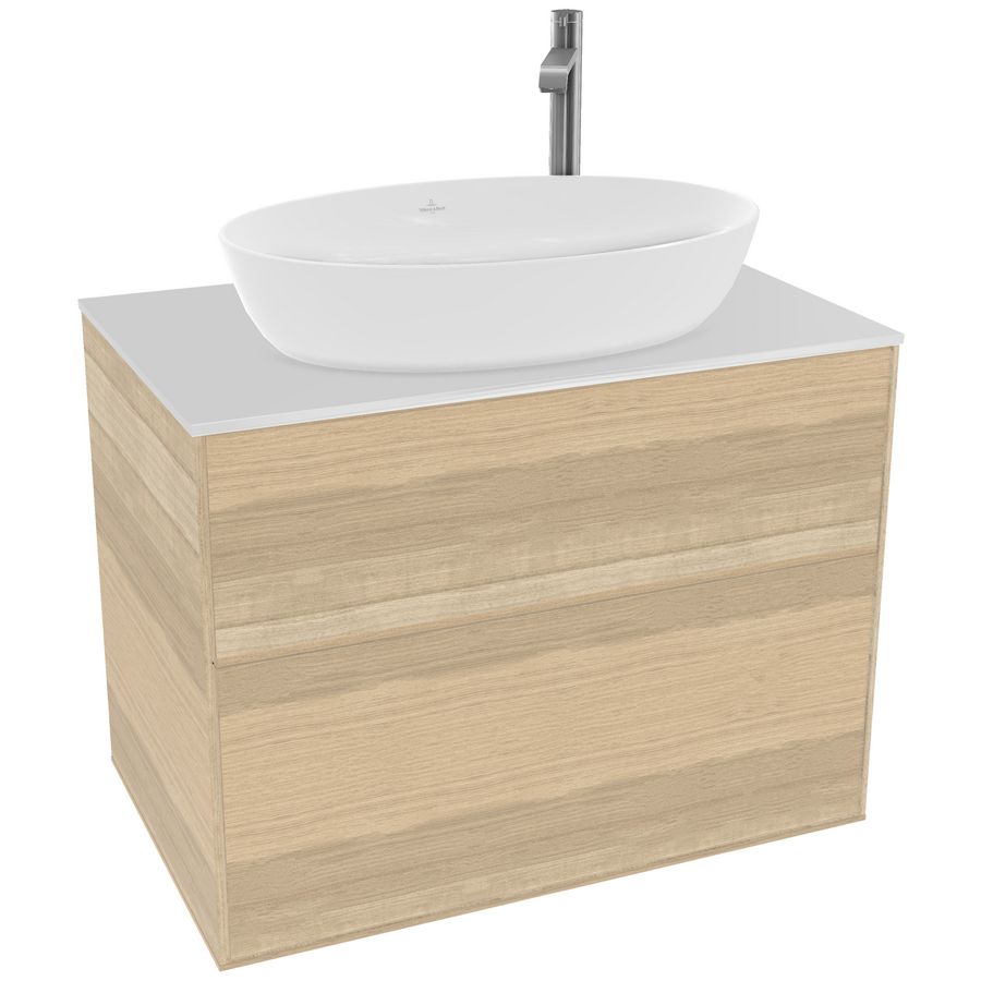 Wastafelonderkast Finion 800x603x501mm Oak Veneer F87100PC