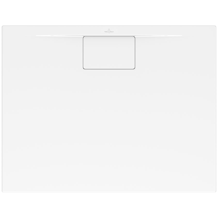Archit. MetalRim douchebak 1000x800x15mm wit AS met afvoerkap