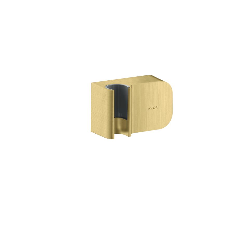 Douche-aansluitstuk AXOR One Porter wandhouder Brushed Brass