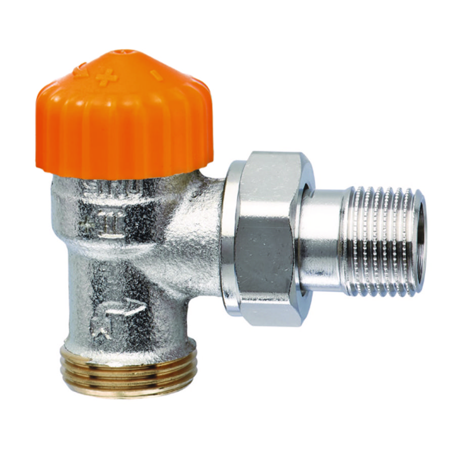 Afsluiter thermostatisch dynamisch ECLIPSE haaks 1/2"x 3/4"bt. DN15