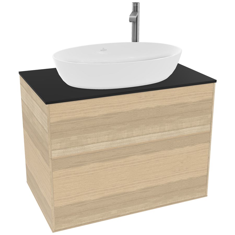 Wastafelonderkast Finion 800x603x501mm Oak Veneer F87200PC
