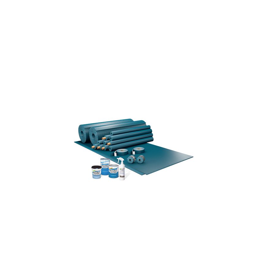Lengte a 2mtr. buisisolatie ULTIMA blauw Ø15mm isolatiedikte 13mm zelfklevend VVE=56