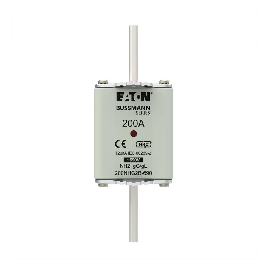 Zekering laagsp. 200A AC 690V NH2 gL/gG dubbele meld VVE=3