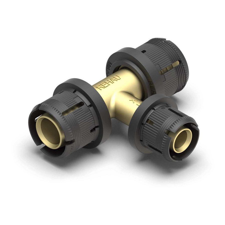 T-koppeling verlopend 25x16x25mm schuif FASTLOC LX