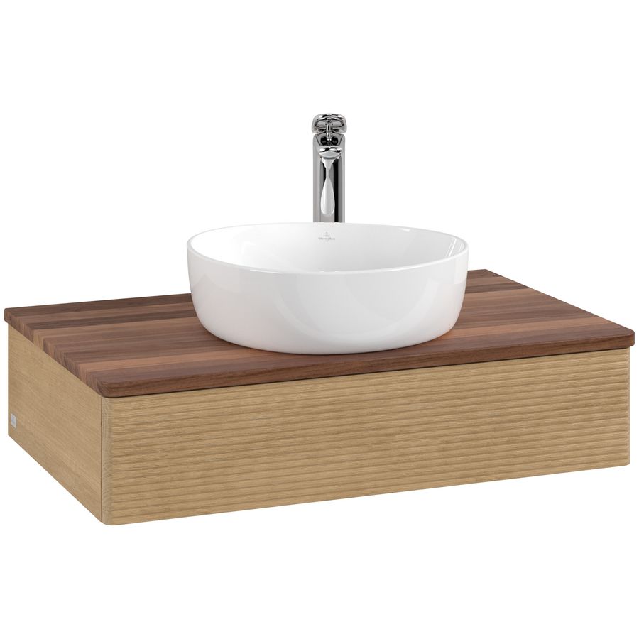 Wastafelonderkast Antao 800x190x500mm Honey Oak K08152HN