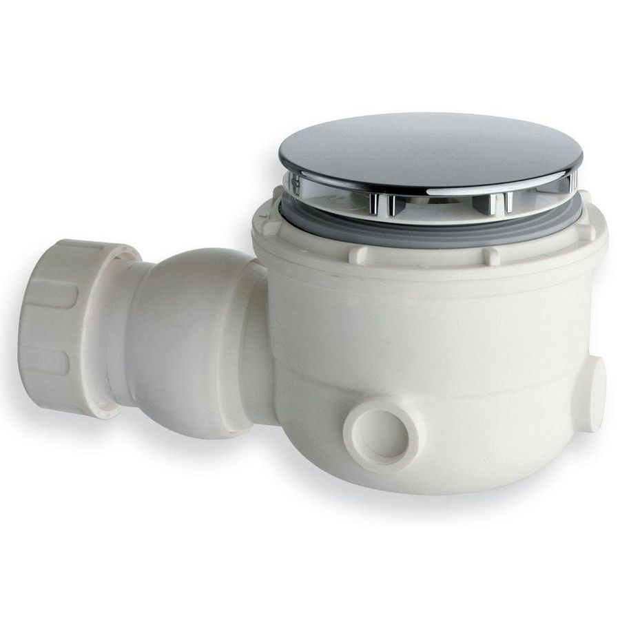 Douchebaksifon AD205 52mm PP afdekplaat chroom 86mm