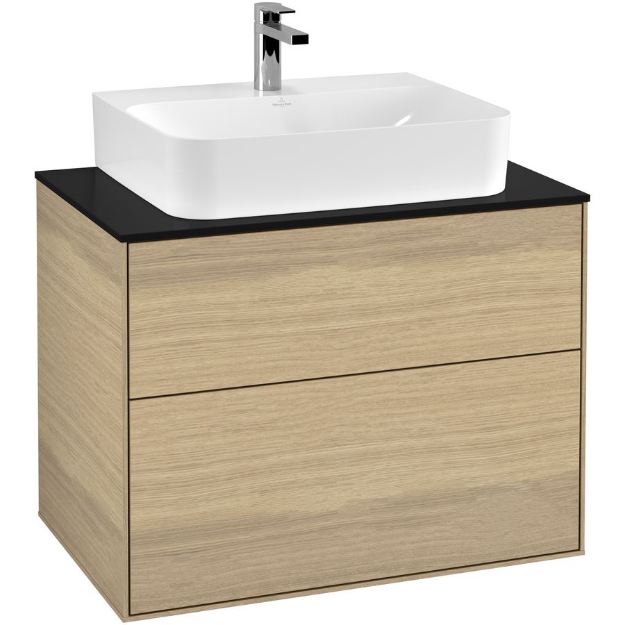 Wastafelonderkast Finion 800x603x501mm Oak Veneer G09200PC