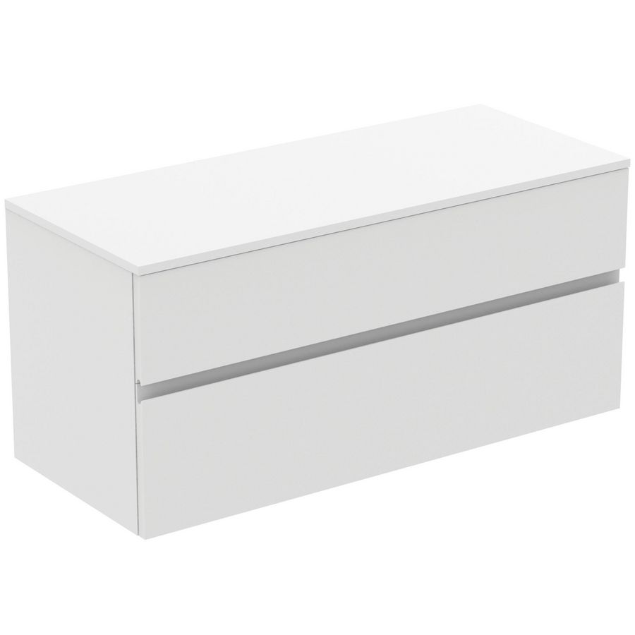 Wastafelmeubel 1202x505x558mm matt white 2 laden Finesse E3431Y1