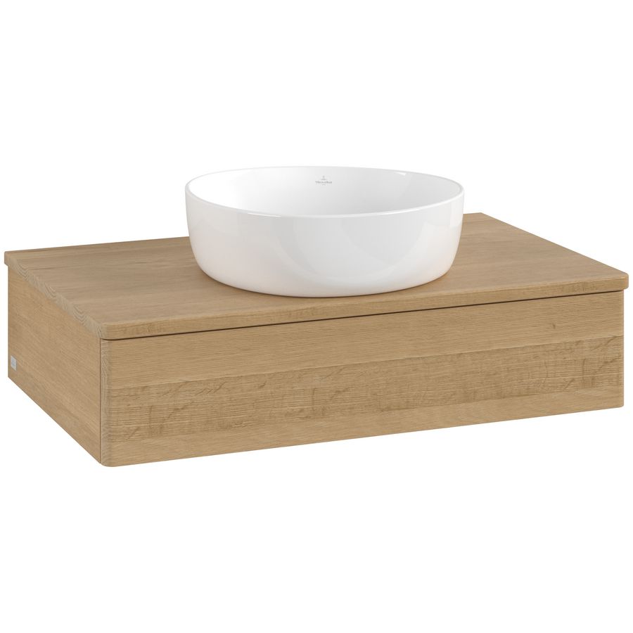 Wastafelonderkast Antao 800x190x500mm Honey Oak L08011HN