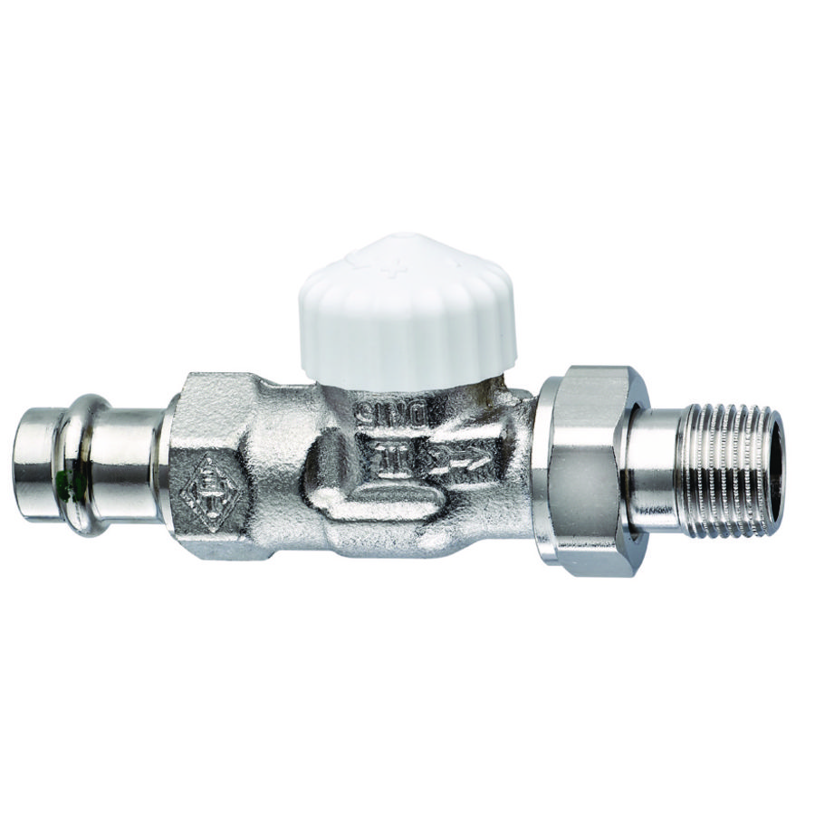 Afsluiter therm. V-exact II recht 1/2" Viega VVE=20