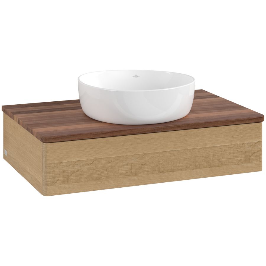 Wastafelonderkast Antao 800x190x500mm Honey Oak L08012HN