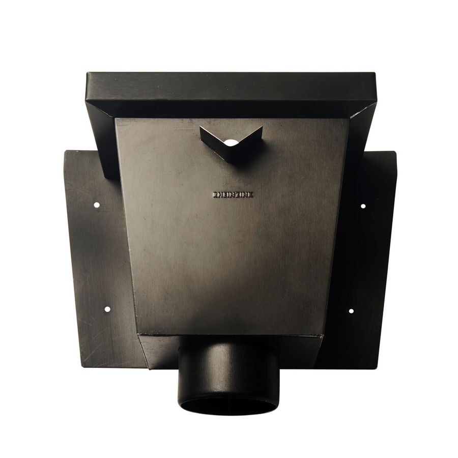 Vergaarbak zink GRANUM EXTRA basalte model vierkant 80mm