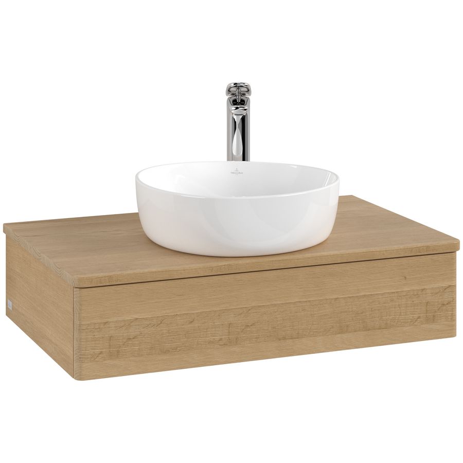 Wastafelonderkast Antao 800x190x500mm Honey Oak L08051HN