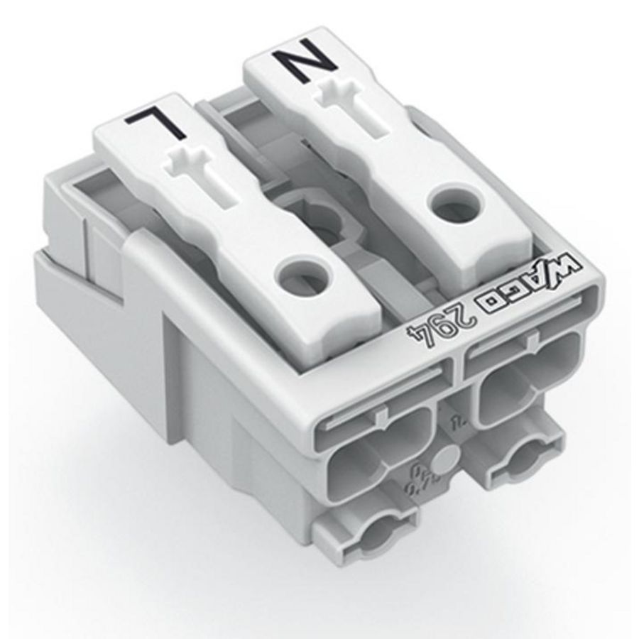 Kroonklem Drukknop extern z. PE-contact 294-4012 VVE=1000