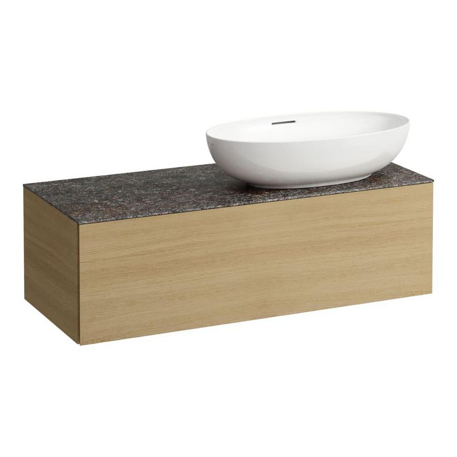 Onderbouwkast 1200X500 1x la cutout R kraangat Licht eiken H4323190972501