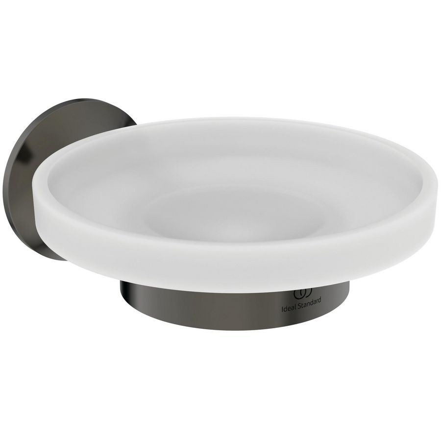 Zeepschaal 130x165x60mm magnetic grey La Dolce Vita