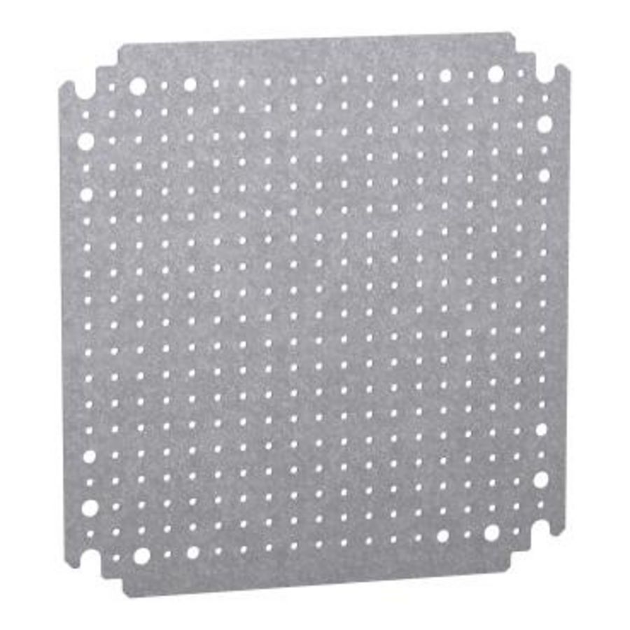 Montageplaat microperf. 300x300mm Gaten 3,6mm op 12,5mm