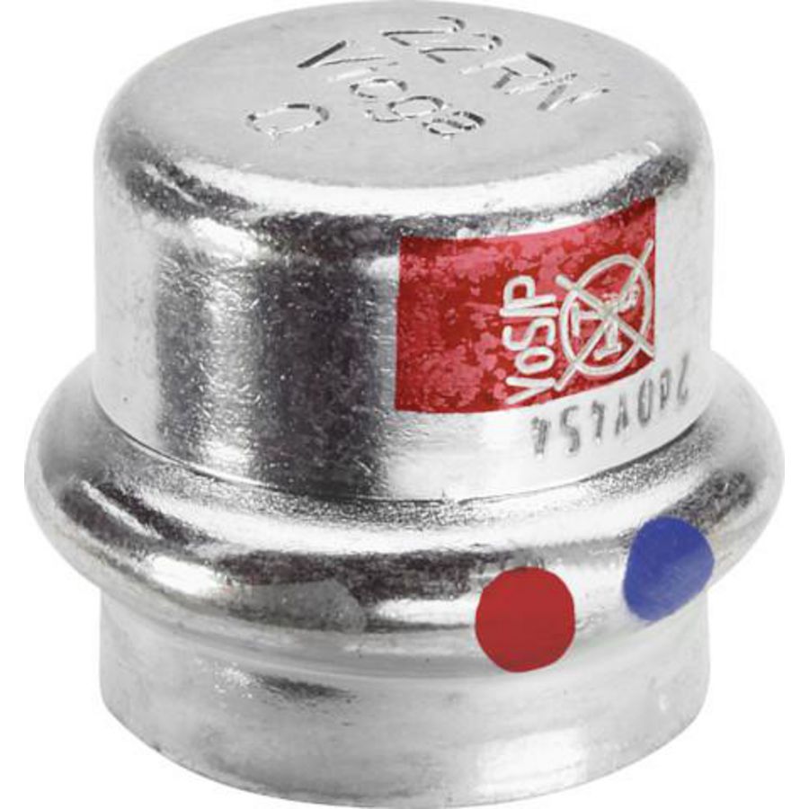 Eindkap Met Sc 22 staal/verzinkt VVE=5