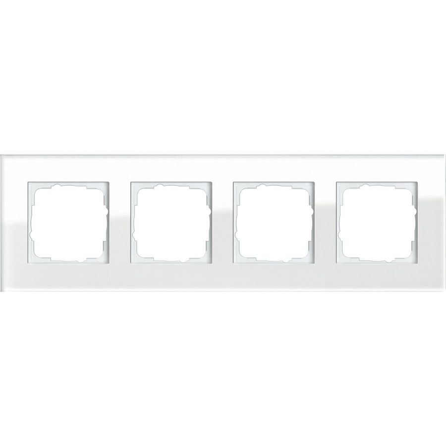 Afdekraam 4-v Gira Esprit gl.wit