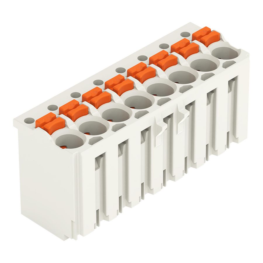 1-draads FE steker Druk lichtgrijs 2091-1128 VVE=100