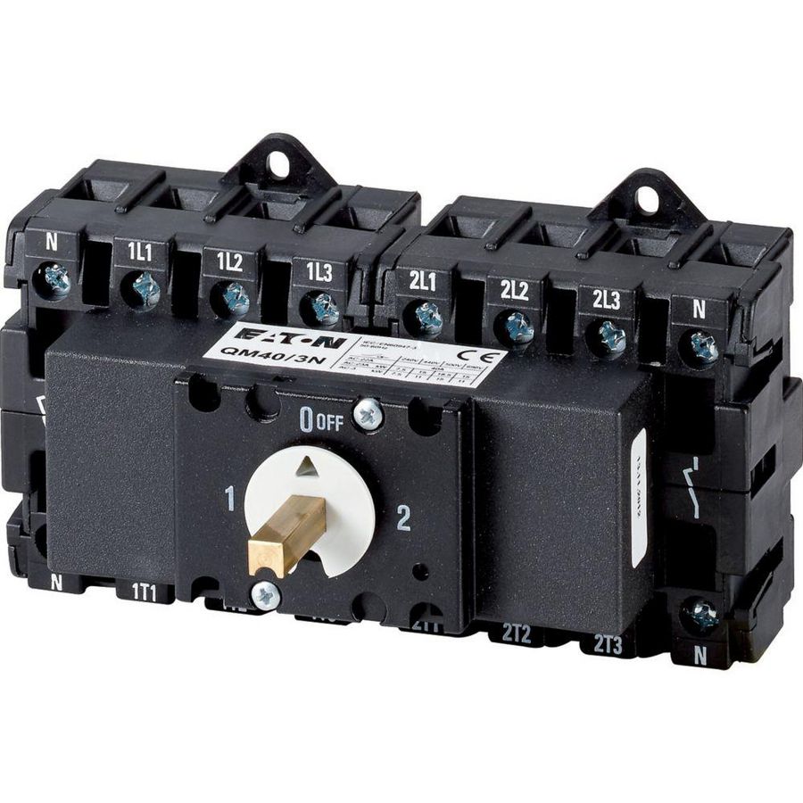 Omschakelaar QM 40A 2x 4P