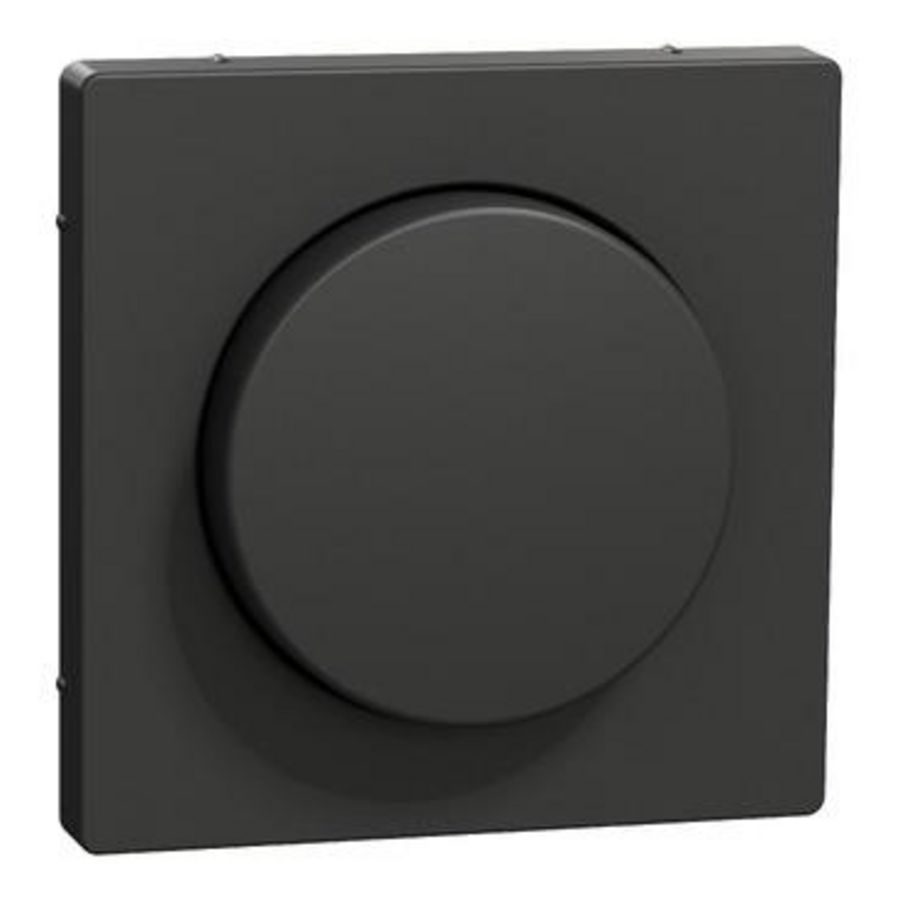 Centraalplaat met draaiknop Antraciet Systeem D