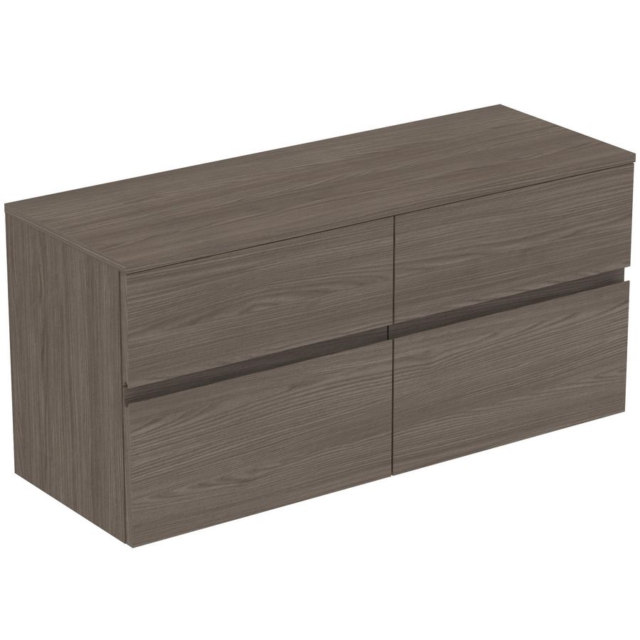 Wastafelmeubel 1202x440x558mm dark elm 4 laden Finesse