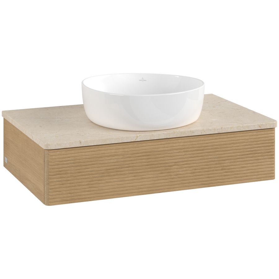 Wastafelonderkast Antao 800x190x500mm Honey Oak L08113HN