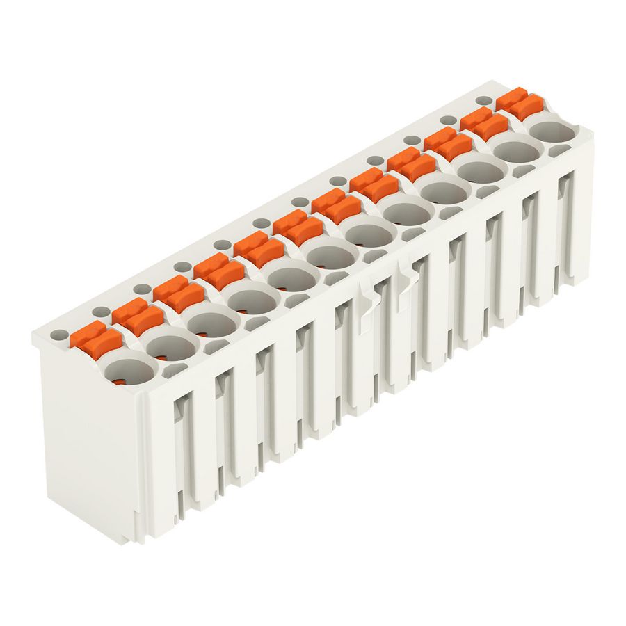 1-draads FE steker Druk lichtgrijs 2091-1132 VVE=100