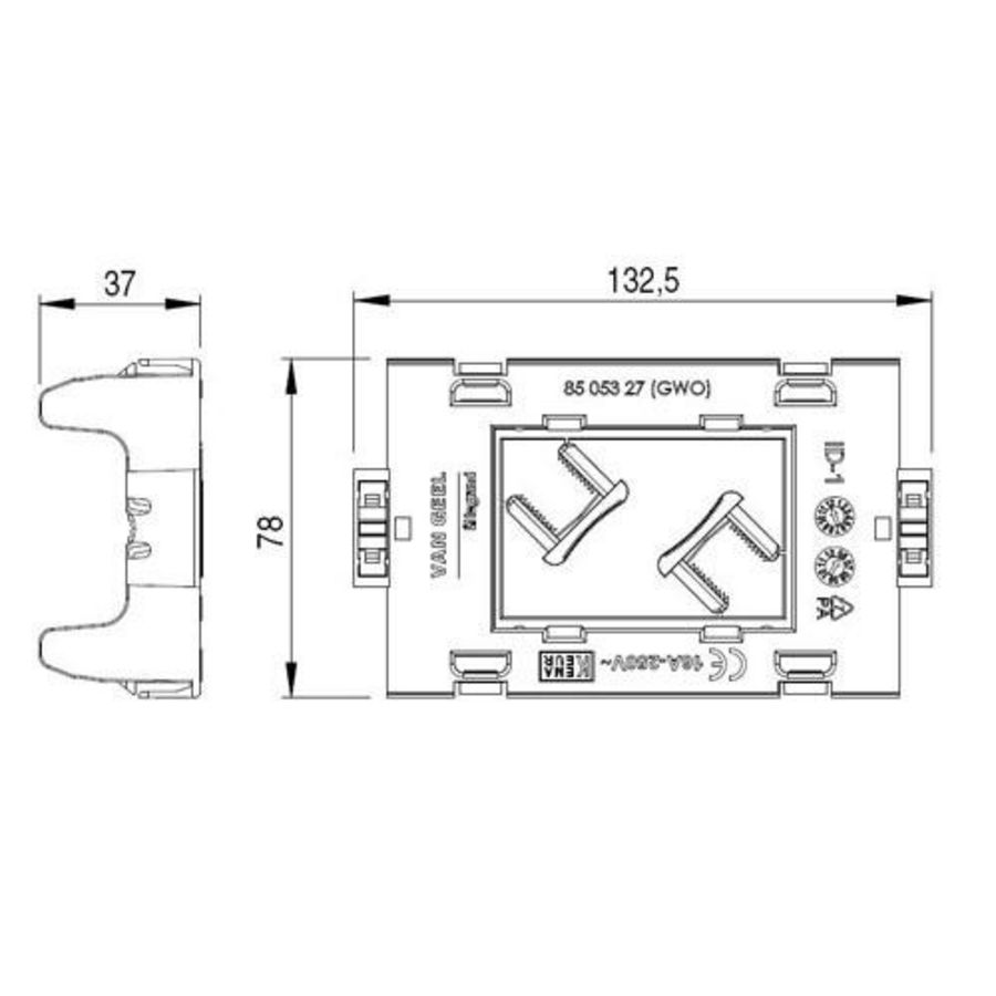 Adapter 3 modulen GWO 6 ID-1