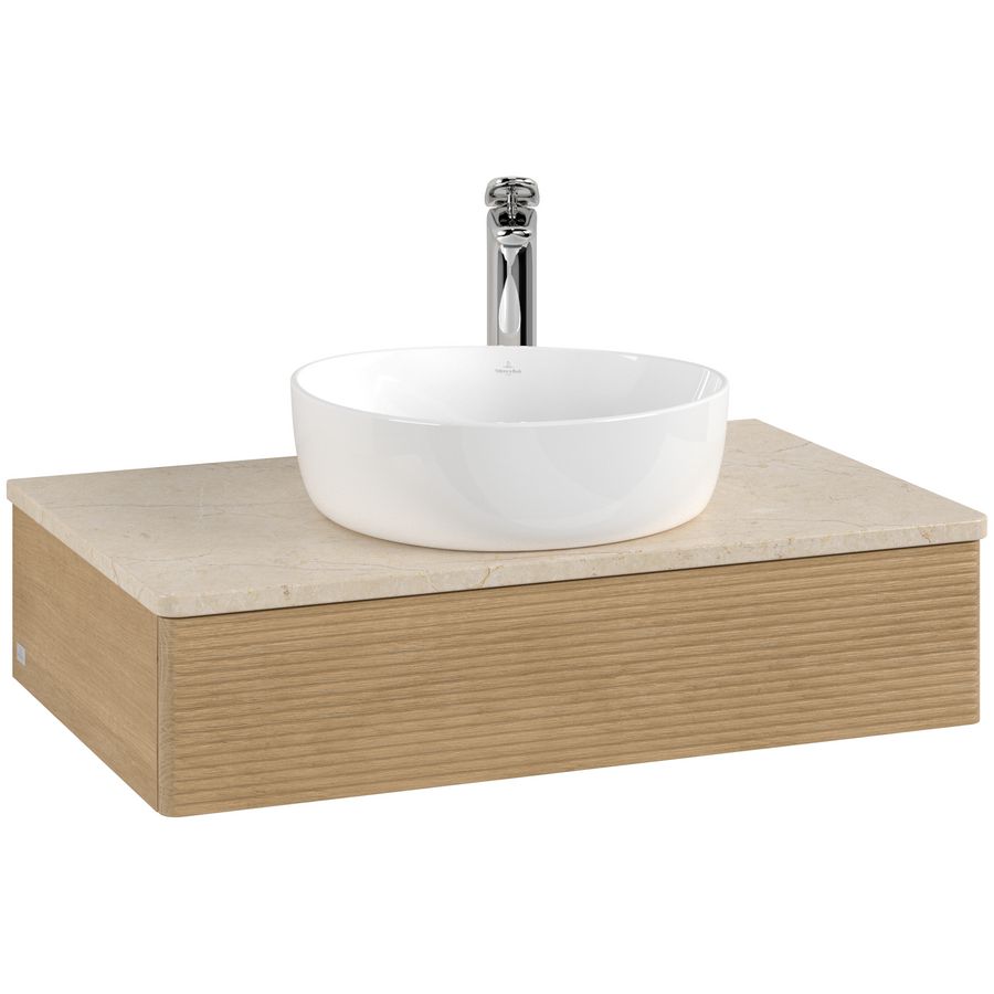 Wastafelonderkast Antao 800x190x500mm Honey Oak L08153HN