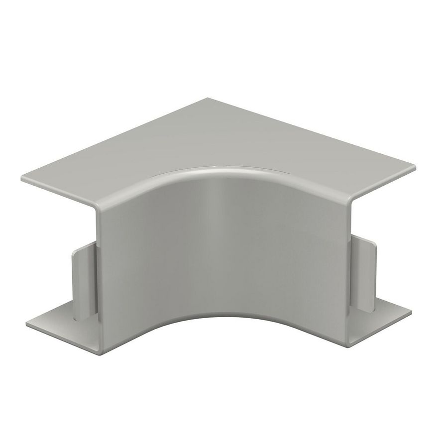 Binnenhoek 40x60mm polyvinylchlorid steengrijs VVE=2