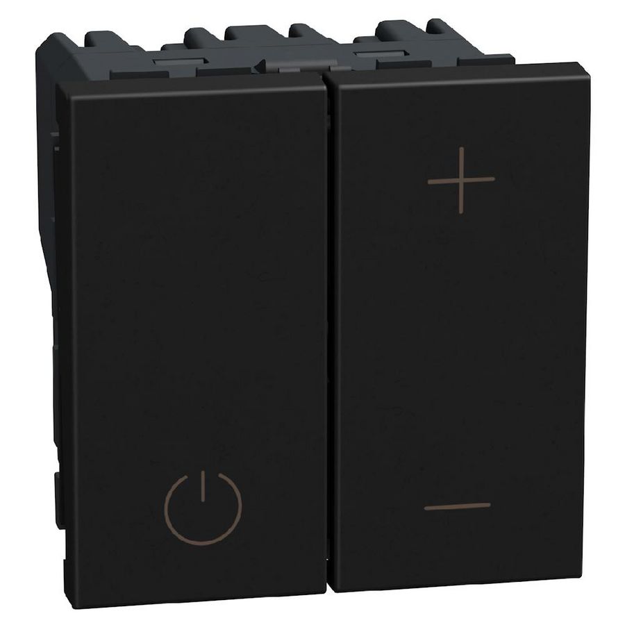 Doos a 6st. Light Now dimmer 0-10V - 2 modules - zwart