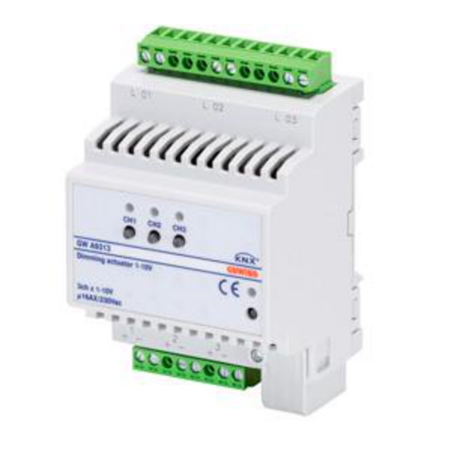 DIMMERAANDRIJVING ELEKTRONISCHE DRIVER-3 KANALEN-16 AX-KNX
