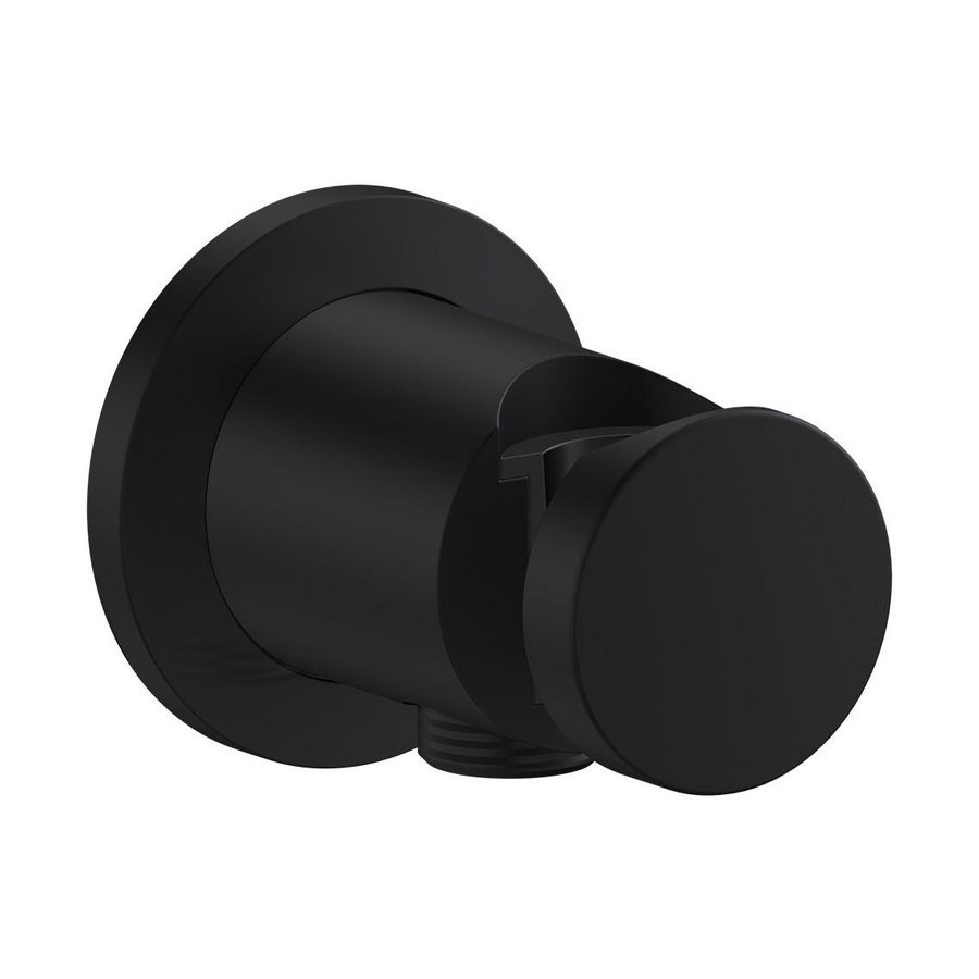 Wandhouder rond AXOR One Porter mat zwart