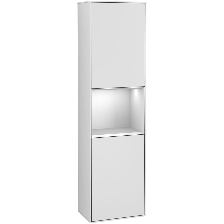 Hoge kast Finion 418x1516x270mm White Matt Lacquer F460MTMT