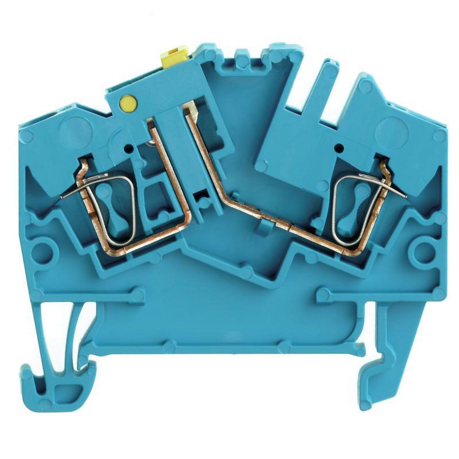 Scheidingsklem terminal blauw 2.5mm² 10 VVE=100