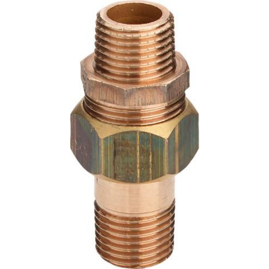 Schroefkoppeling 3-delig brons 1" 3334 VVE=5