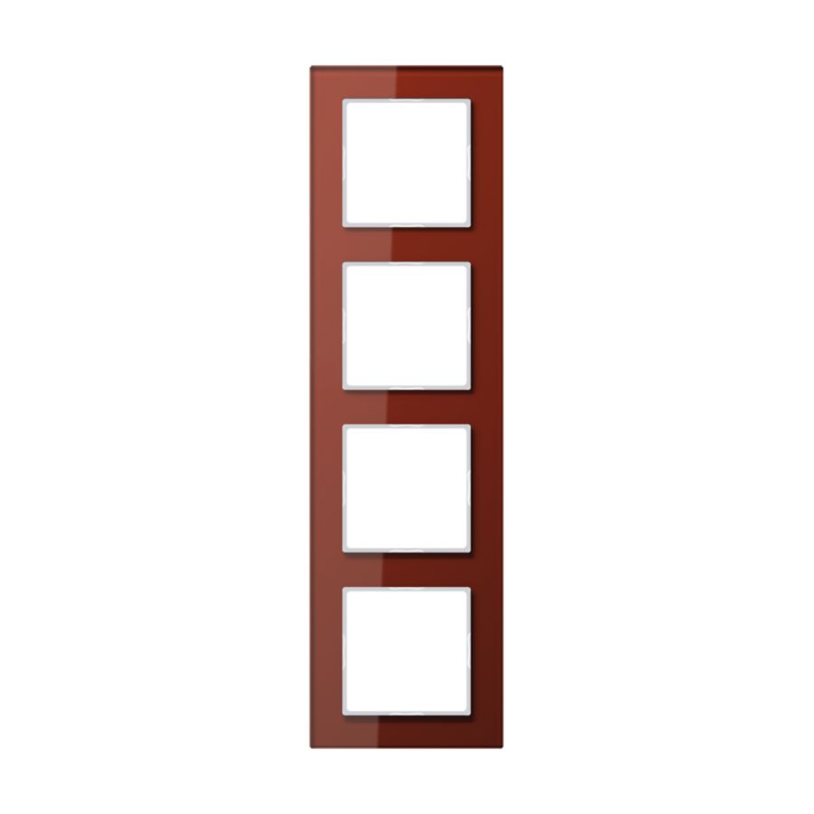 Afdekraam 4-voudig rood A-creation