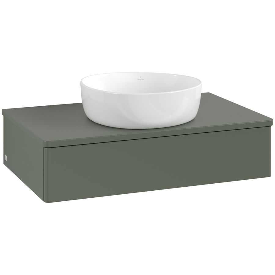 Wastafelonderkast Antao 800x190x500mm L.Green Matt Lacquer K08050HL