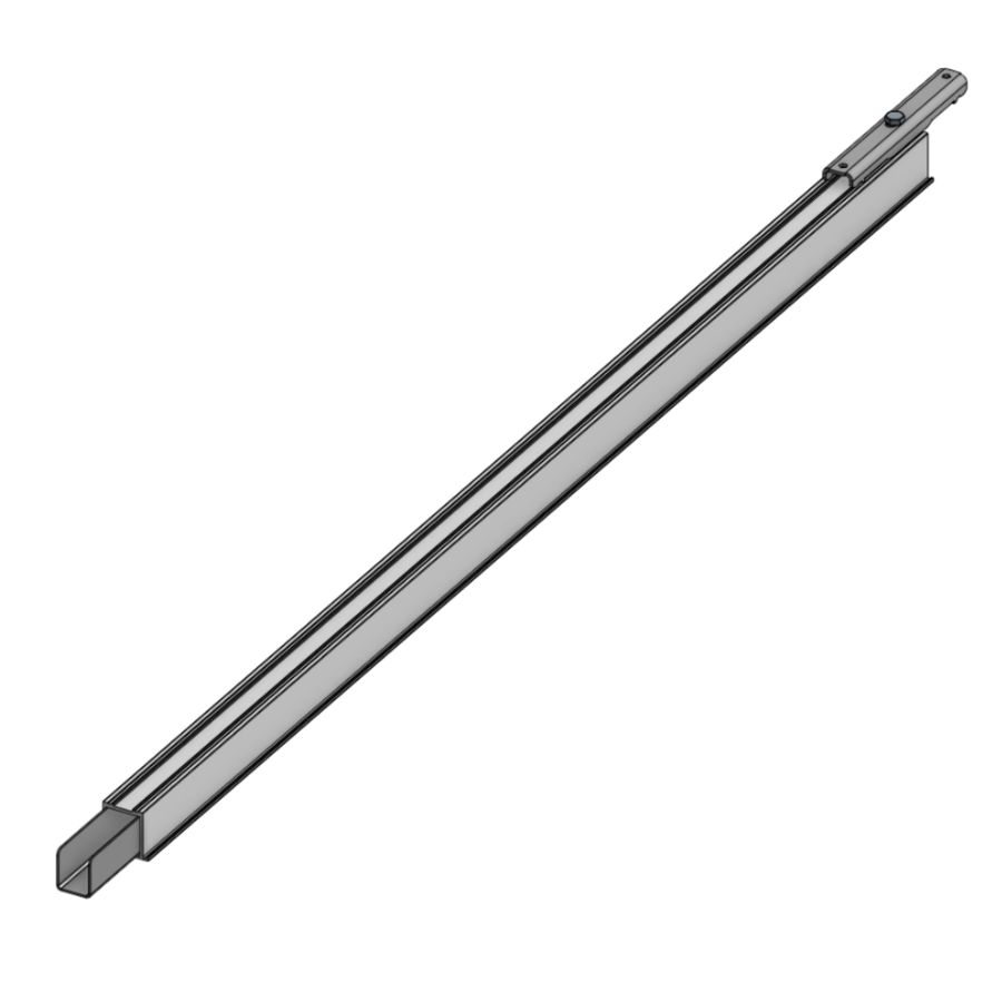 Montagerail TCS 1194mm-PVT M5 P volger