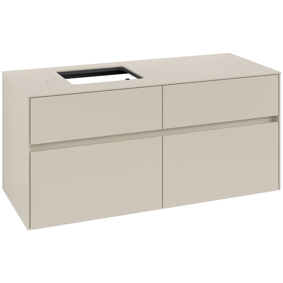 Wastafelonderkast Collaro 1200x548x500mm Cashmere Grey C12900VN