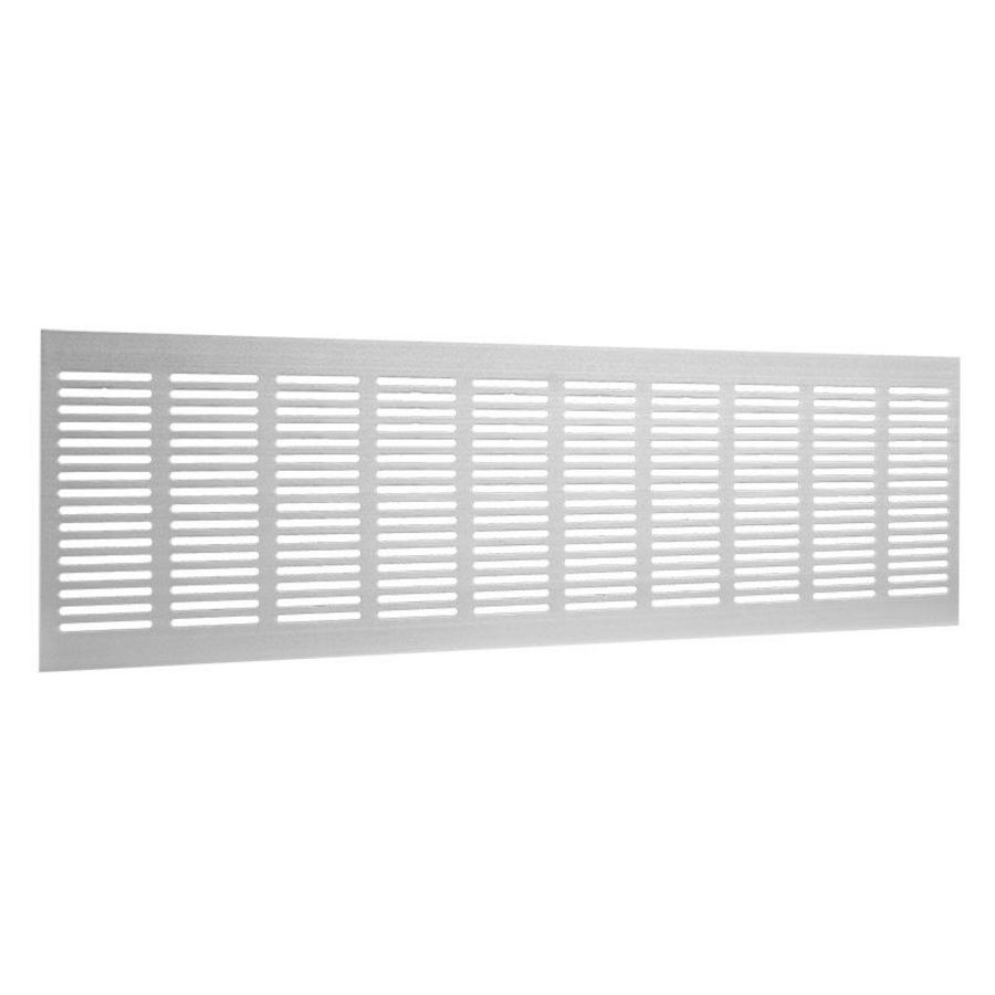 ALU plintrooster 1000x130mm F1 aluminium