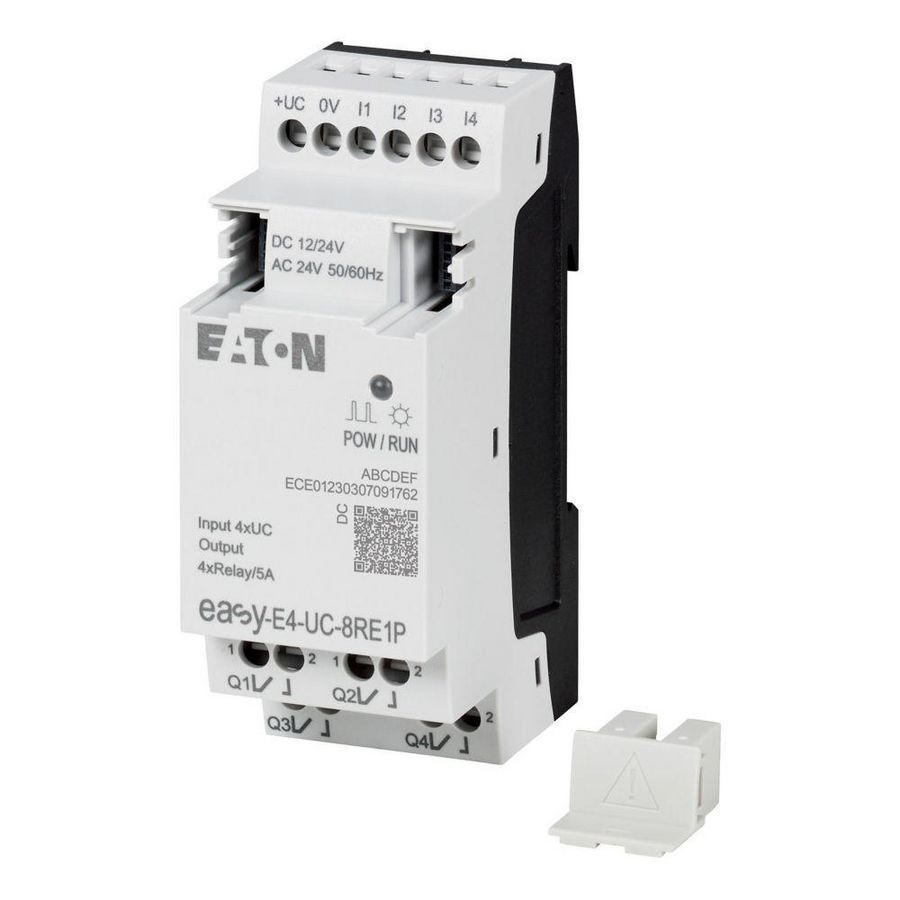 Easy E4, I/O-uitbreiding, 12/24V DC, 24V AC, 4DI, 4DQ relais