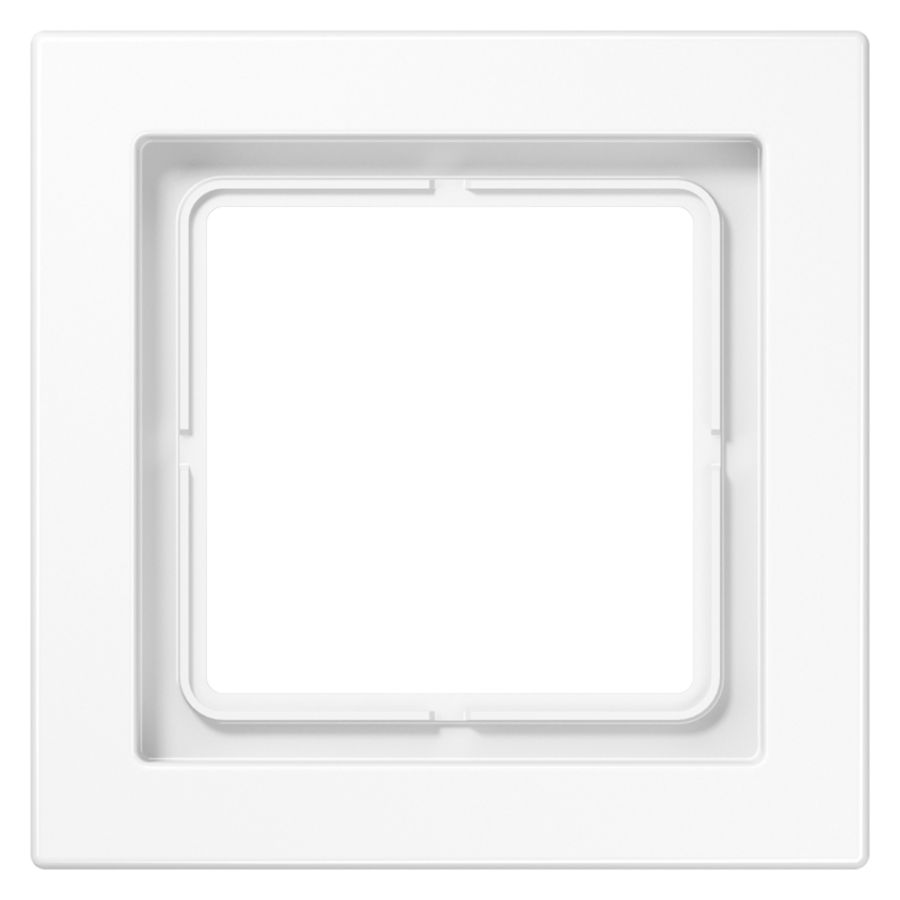 Afdekraam slagvast alp.wit 1-voudig LS-design