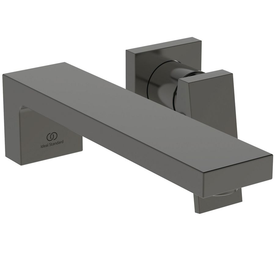 Wandmengkraan 5l/min m. uitloop 230mm 2 opbouw magnetic grey Extra