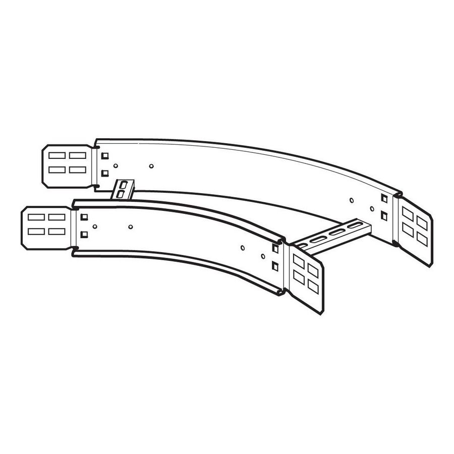 Bochtstuk 316L B200 H125 45gr.